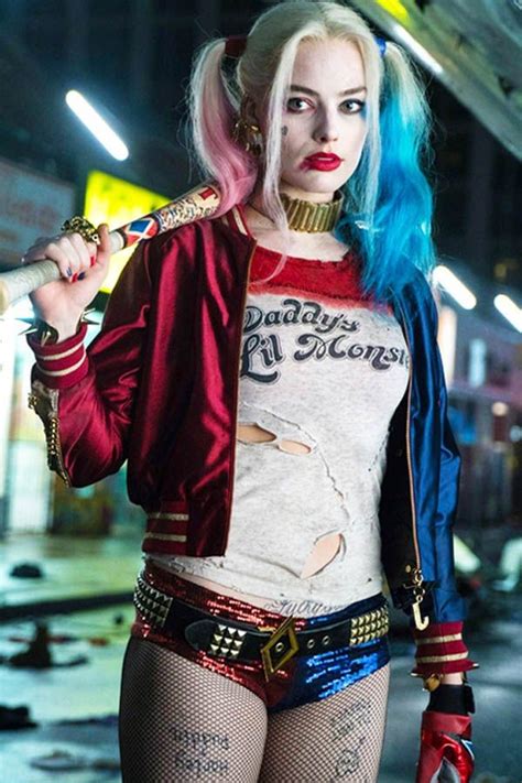 Red Suicide Squad Harley Quinn Sexy Cosplay Costume