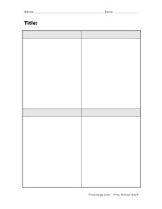 square chart template