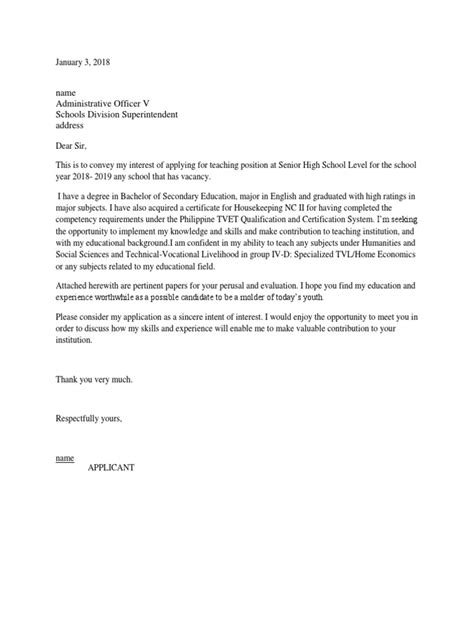 letter  intent  teacher  senior high school applicantdocx