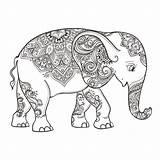 Elefantes Mandalas Elefante Debuda sketch template