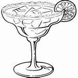 Margarita Glass Drawing Cocktail Clipart Lime Sketch Pages Clip Ice Glasses Coloring Recipes Template Drawn Clipartmag sketch template