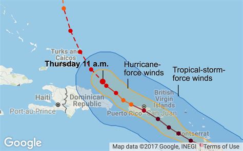 Maps Hurricane Maria’s Path Across Puerto Rico The New York Times