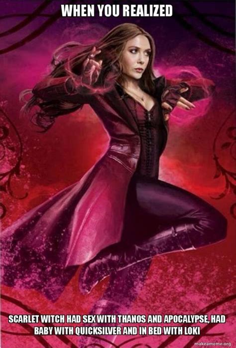 30 super dank scarlet witch memes which will make you