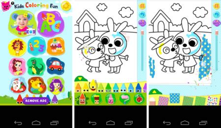 android coloring pages apps  kids