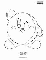 Kirby Coloring sketch template