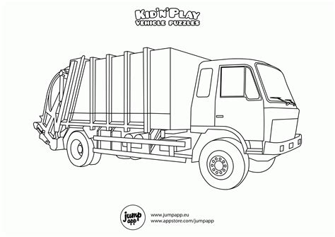 pics  mail truck coloring pages printable mail truck