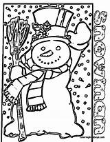Coloring Pages Christmas Snowman Kids Boys Placemats Printable Color Village Activity Jesus Scarf Word Hard Popular Print Getdrawings Getcolorings sketch template