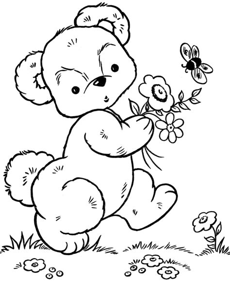 bear coloring pages coloringmates coloring home