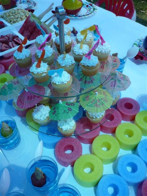 pool party food ideas party birthday cake pops