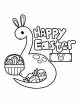 Easter Coloring Pages Happy Brontosaurus sketch template