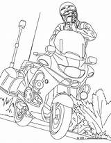 Police Coloring Officer Traffic Motorcycle Speed Pages Controlling Color Policeman Print sketch template