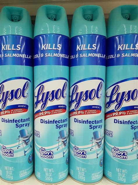 lysol disinfectant spray  babys room beauty personal care
