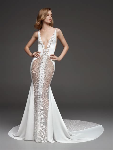 Sexy Wedding Dress With Sparkling Beadwork Pronovias