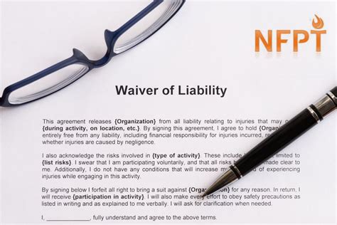 liability waiver forms   legal position   personal trainer
