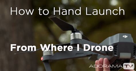hand launch  hand catch dji mavic drones  dirk dallas blog photography tips iso