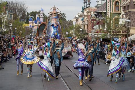 disneyland s new parade two years of planning and rehearsals los