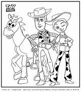 Toy Coloring Woody Jessie Story Bullseye Pages Clipart Artworks Jessy Color Printable Print Library Popular Getcolorings Getdrawings Coloringhome sketch template