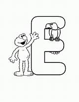 Elmo Coloring Pages Alphabet Printable Kids Funny Street Sesame Print Popular Coloringhome sketch template