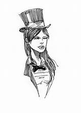 Zatanna sketch template