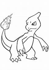 Charmeleon Coloring Category Dibujos sketch template