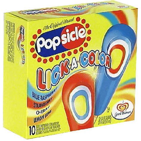 popsicle lick  color frozen foods hays