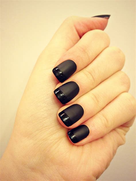 bold black nail art inspirations godfather style