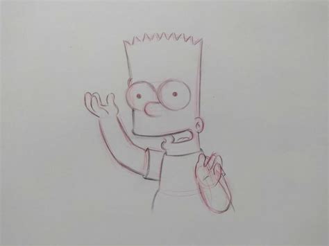 The Simpsons Original Drawing Of Bart Simpson Catawiki