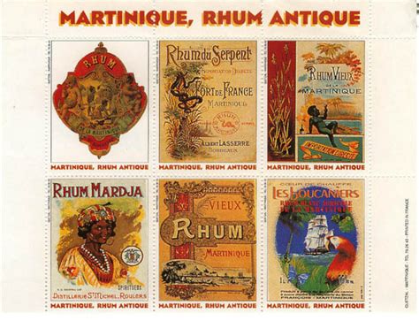 martinique peters rum labels