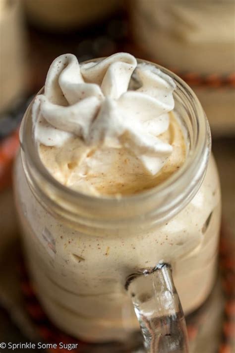 pumpkin spice cheesecake shooters sprinkle some sugar