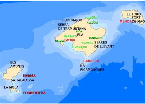 bloc de tasques mapa illes balears