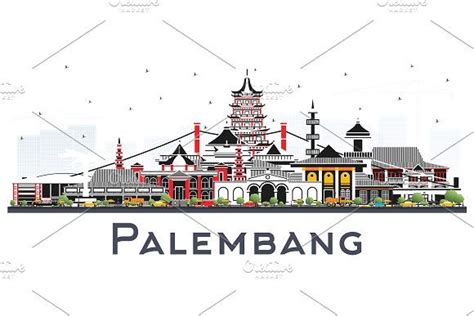 Palembang Indonesia City Skyline Palembang City Skyline City