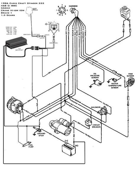 goartsy mercruiser  alternator wiring diagram