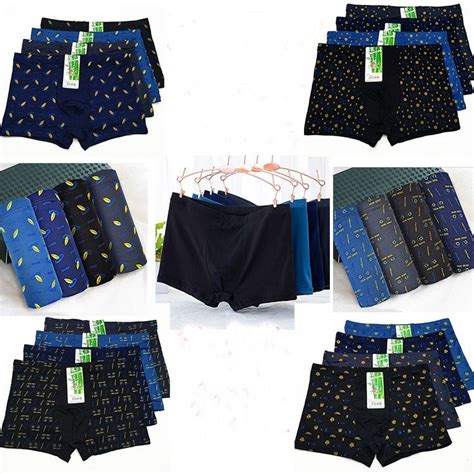 Jual Celana Dalam Pria Bamboo Boxer Motif Serat Bambu Underwear Celana