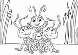 Coloring Pages Bugs Disney Little Cartoons sketch template