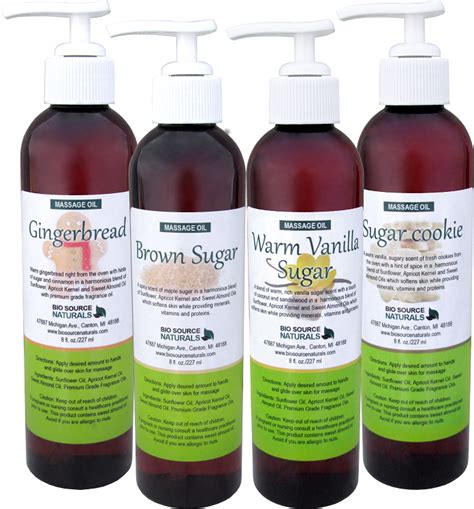 Buy Sugar Collection Massage Oils 227 Ml 4 Pack