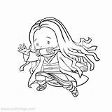 Nezuko Kamado Slayer Kimetsu Yaiba Tanjiro Coloringhome Xcolorings 570px 35k Manga sketch template