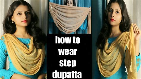 wear step dupatta shawl step dupatta wearing  college