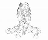 Coloring Anime Pages Sad Getcolorings Girls sketch template