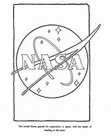 Nasa Coloring Pages Space Printables Drawing Usa Logo Printable History Kids Drawings Race Getdrawings Sheets Apollo Program Flight Landing Moon sketch template