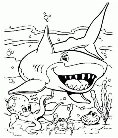 pin  diianiitha viilla  marins shark coloring pages ocean