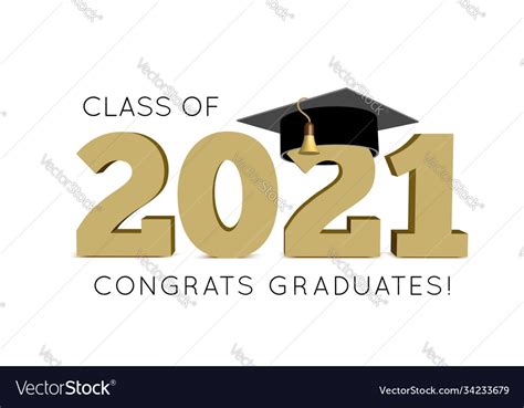 graduation class   cap royalty  vector image