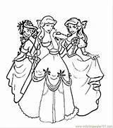 Disney Princess Coloring Pages Christmas Princesses Printable Color Print Cartoons sketch template