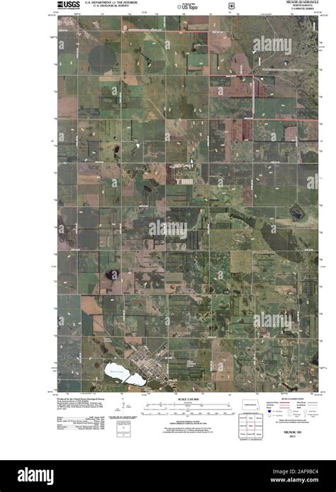 map  milnor north dakota cut  stock images pictures alamy