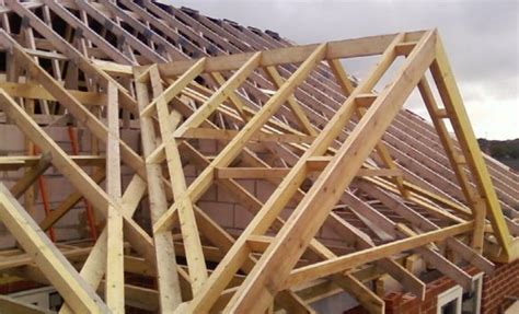 gambar rangka atap kayu