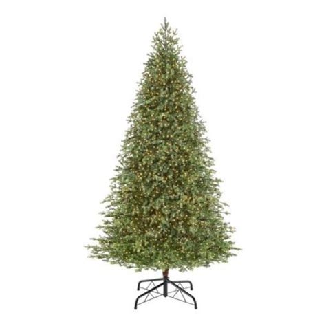 ft elegant grand fir led pre lit artificial christmas tree   warm white micro dot