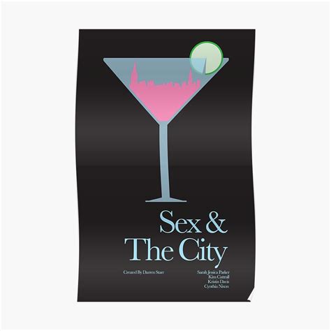 Sex And The City Poster By Jnewt Redbubble
