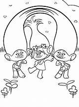 Trolls Coloring Pages Print Coloringtop sketch template