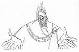 Hades Disney Coloring Pages Walt Drawings Gods Hercules Netart Drawing Color Cartoon Sketches Choose Board sketch template