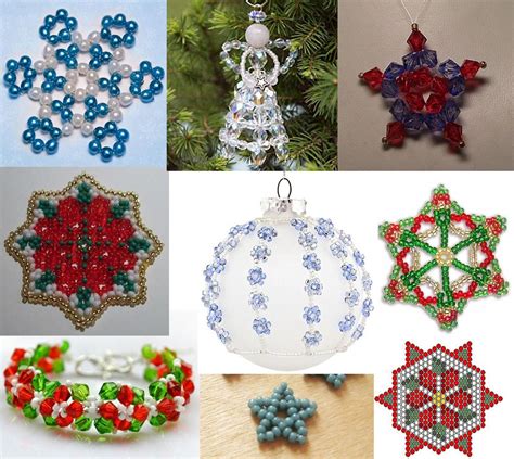beading patterns  christmas ornament covers george mitchells