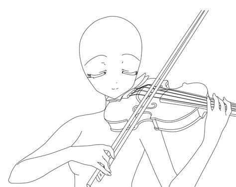 Base Violin 2 By Blueberrybases On Deviantart Drawings Drawing